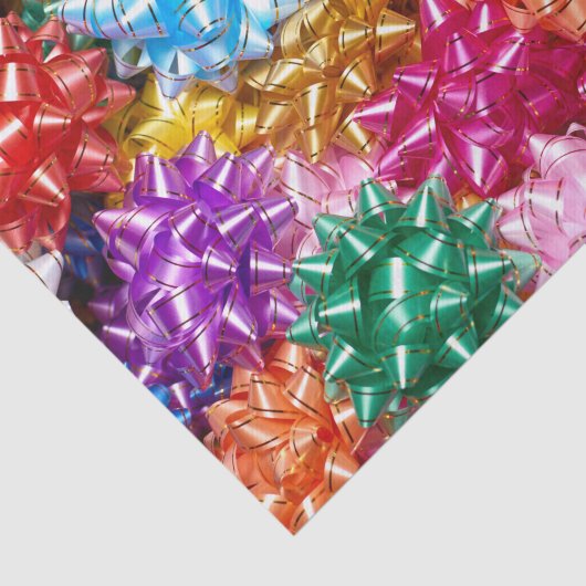 Kleurrijke cadeaubogen cadeau bogen tissuepapier (Detail)