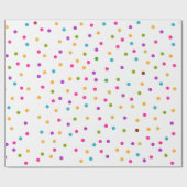 Kleurrijke cadeaubonloop voor confetti cadeaupapier (Vlak)