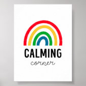 Kleurrijke Calming Corner Poster (Voorkant)