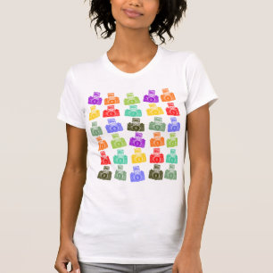 Kleurrijke Camera's T-shirt