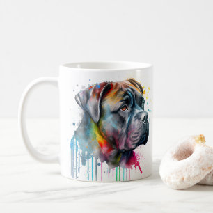 Kleurrijke Cane Corso Dog Pet Coffee Mok, Cup Koffiemok