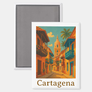 Kleurrijke Cartagena Colombia Caribische charme Magneet