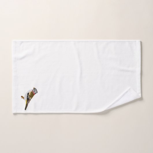 Kleurrijke cartoon, geel en bruine maag bad handdoek (Handdoek)