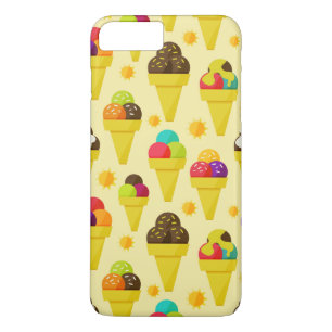 Kleurrijke Cartoon Ice Cream Cones iPhone 8 Plus / 7 Plus Hoesje