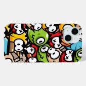 Kleurrijke Cartoon vogels Case-Mate iPhone Case (Achterkant (horizontaal))