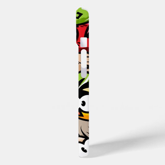 Kleurrijke Cartoon vogels Case-Mate iPhone Case (Achterkant / Links)