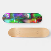 Kleurrijke Cartoons Skateboard (Horizontaal)