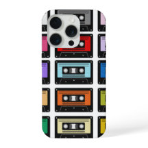 Kleurrijke Cassette Print Vintage Cassette Ta