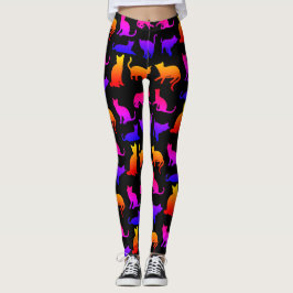 Kleurrijke Cats Design Leggings