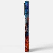 Kleurrijke Cavalier King Charles Portret Case-Mate iPhone Case (Achterkant / Links)