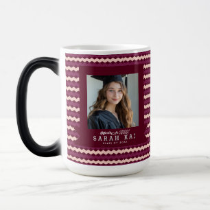 Kleurrijke Chevron Print Afstudeerjaar Afgestudeer Magische Mok