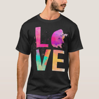 Kleurrijke Chimpansee Mom Cadeaus Chimpansee T-shirt