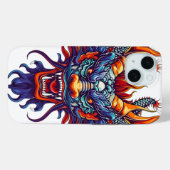 Kleurrijke Chinese Draak Case-Mate iPhone Case (Achterkant (horizontaal))