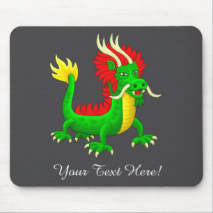 Kleurrijke Chinese Draak Muismat