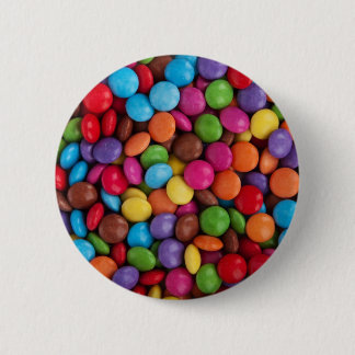 Kleurrijke Chocolade Snoepjes Ronde Button 5,7 Cm