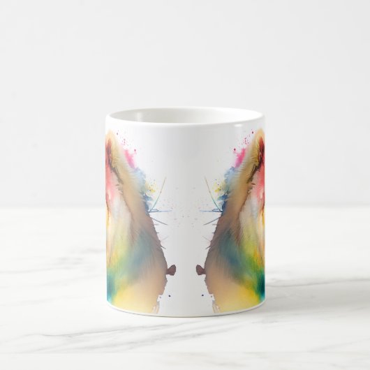 Kleurrijke Chow Chow Dog Pet Coffee Mok, Cup Koffiemok (Center)