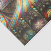 Kleurrijke Circus Tent Decoupage Tissuepapier (Detail)