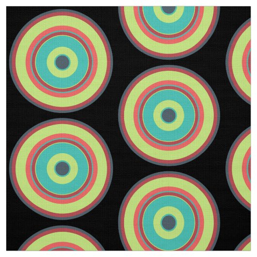 Kleurrijke cirkels 04 stof (Swatch)