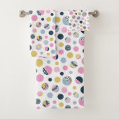 Kleurrijke cirkels bad handdoek (Insitu)