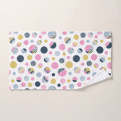 Kleurrijke cirkels bad handdoek (Handdoek)