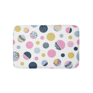 Kleurrijke cirkels badmat