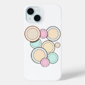 Kleurrijke cirkels Case-Mate iPhone case (Achterkant)