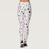 Kleurrijke cirkels leggings (Achterkant)