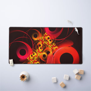 Kleurrijke cirkels Modern Abstract kunstpatroon #0 Bureaumat