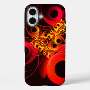 Kleurrijke cirkels Modern Abstract kunstpatroon #0 iPhone 16 Plus Hoesje