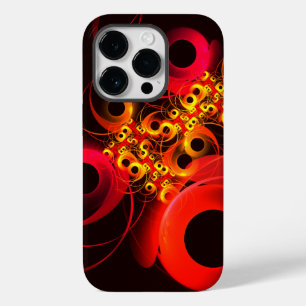 Kleurrijke cirkels Modern Abstract kunstpatroon #0 Case-Mate iPhone 14 Pro Hoesje