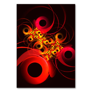 Kleurrijke cirkels Modern Abstract kunstpatroon #0 Kaart