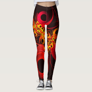 Kleurrijke cirkels Modern Abstract kunstpatroon #0 Leggings