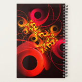 Kleurrijke cirkels Modern Abstract kunstpatroon #0 Planner (Achterkant)