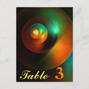 Kleurrijke Cirkels Modern Abstract Kunstpatroon #1 Briefkaart