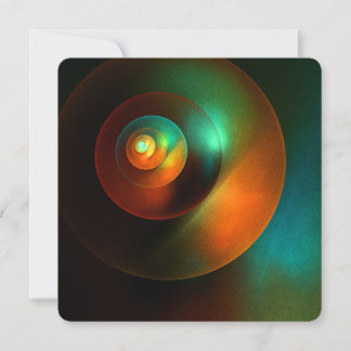 Kleurrijke Cirkels Modern Abstract Kunstpatroon #1 Kaart