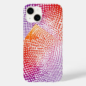 Kleurrijke cirkels modern Case-Mate iPhone case (Achterkant)