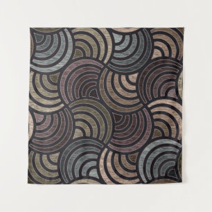 Kleurrijke cirkels: naadloze textuur met hoge reso wandkleed