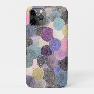 Kleurrijke cirkels ontwerp iPhone 11 pro hoesje