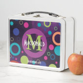 Kleurrijke cirkels Spelen Gepersonaliseerd PAARS (In situ)