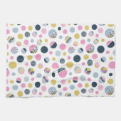 Kleurrijke cirkels theedoek (Horizontaal)