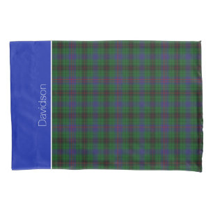 Kleurrijke Clan Davidson Tartan Plaid Pillow Hoesj Kussensloop