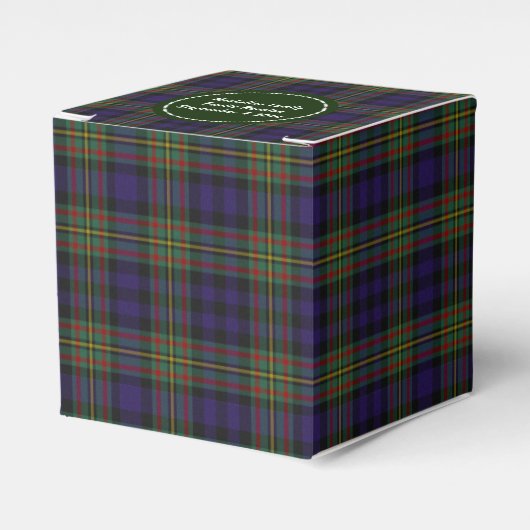 Kleurrijke Clan MacLellan Plaid Favor Gift Box Bedankdoosjes (Voorkant Zijde)