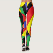 Kleurrijke clown Leggings (Achterkant)