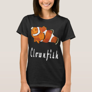 Kleurrijke Clownvis Handgeschilderd T-shirt