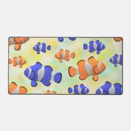 Kleurrijke clownvis Ocean 3D aquatisch ontwerp Bureaumat