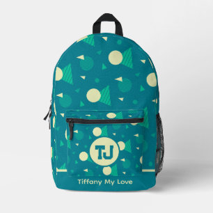 Kleurrijke Coach Monogrammed Rugzak voor Peuters