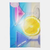 Kleurrijke Cocktails Bar Handdoek (Verticaal)