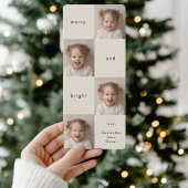 Kleurrijke collage kerstfoto