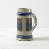 Kleurrijke Colorado-vlag en levendig landschap Bierpul (Voorkant rechts)