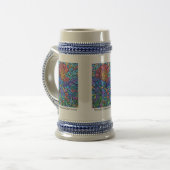 Kleurrijke Colorado-vlag en levendig landschap Bierpul (Voorkant links)